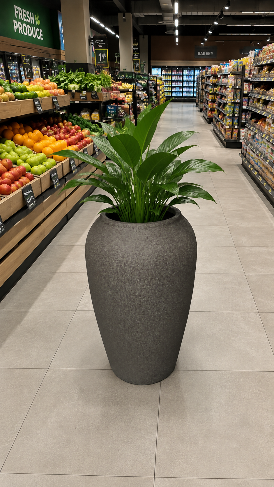 Imperia Tall FRP Planter- Small - Premium Planter
